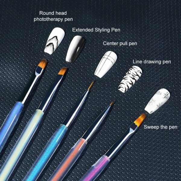 Pincel para deco x5un - Aurora Rainbow