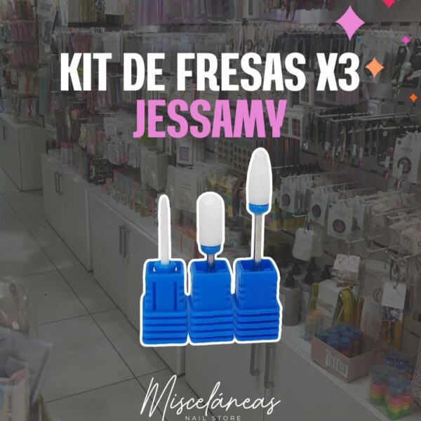 Kit fresas azul de cerámica x3un- Jessamy