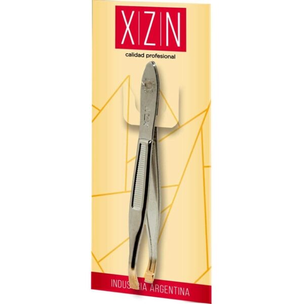 Pinza para depilar XZN -Punta dorada