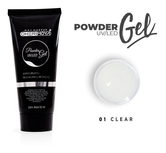 Polygel Cherimoya - 50gr (Powder uv/led gel) - Clear