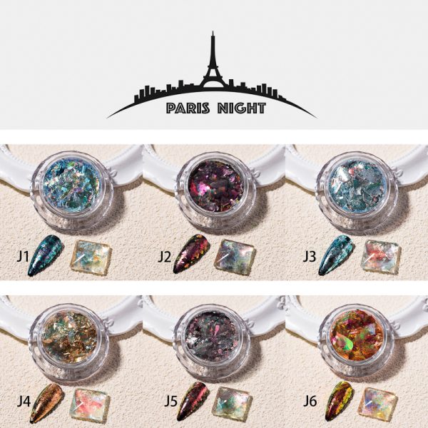 Flackies efecto piedra/hielo Paris Night