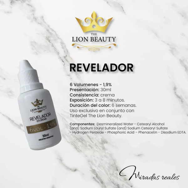 Revelador 30ml - Lion Beauty