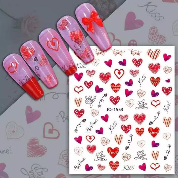 Sticker corazón cod JO-1553