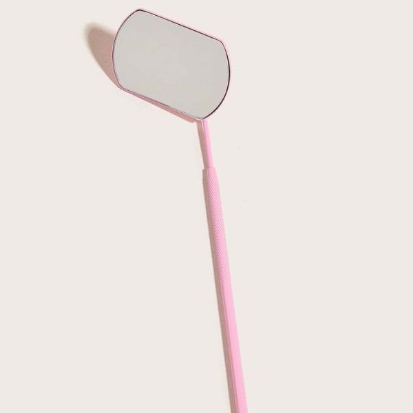 Espejo para pestañas XL - rosa