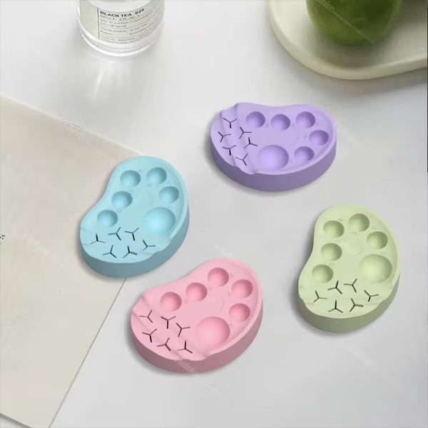 Paleta de silicona para pestañas