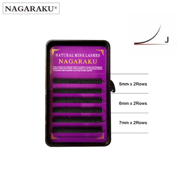Pestañas Nagaraku Mix Curva J
