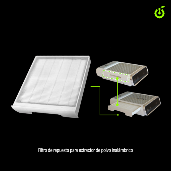 Filtro de repuesto para extractor inalámbrico - Cherimoya