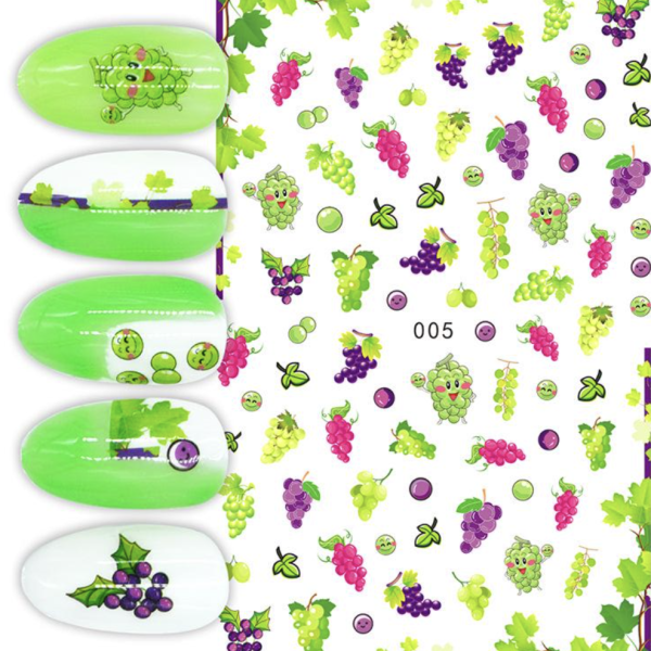 Sticker uvas cod. 005