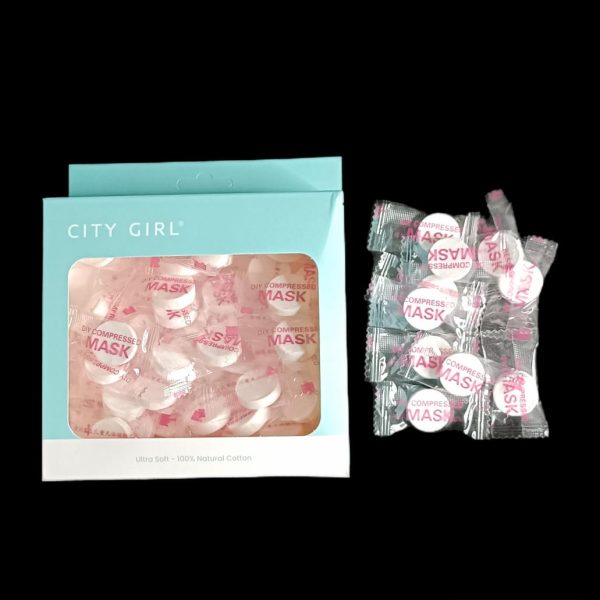 Mascarillas comprimidas x50 - City Girl