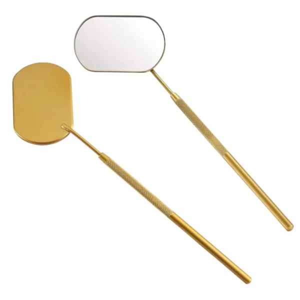 Espejo para pestañas XL - dorado