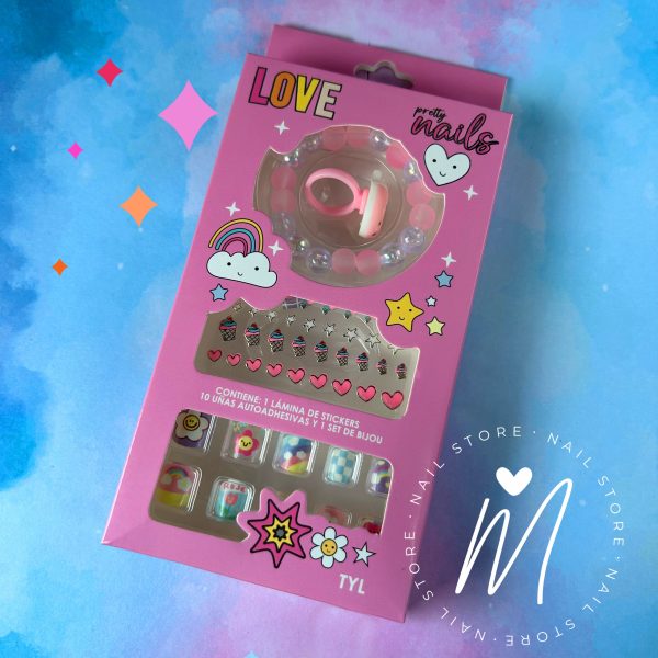 Press on infantil con stickers y accesorios - Thelma & Louise o