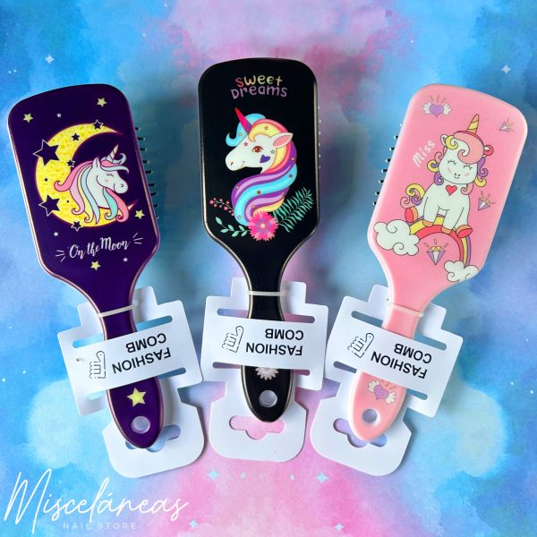 Cepillo unicornio grande - Fashion comb