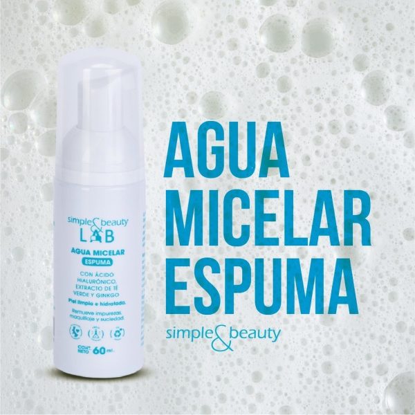 Espuma micelar 60 ml- Simple & Beauty