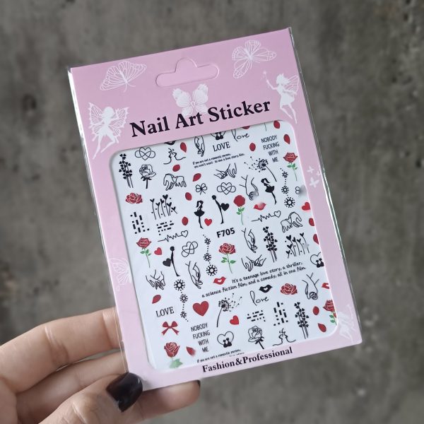 Sticker Love Cod. F705