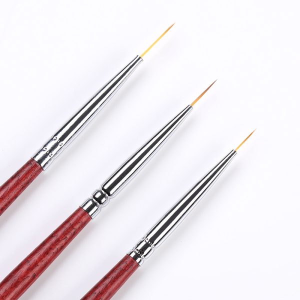Pincel liner x3 largos - Afines