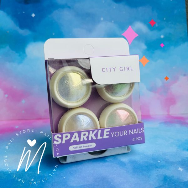 Polvo aurora Sparkle x4 - City Girl