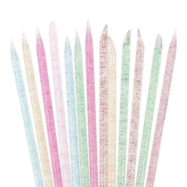 Palito de naranjo con glitter  x100un - Naez