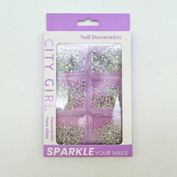 Caja grande strass tornasol - City girl