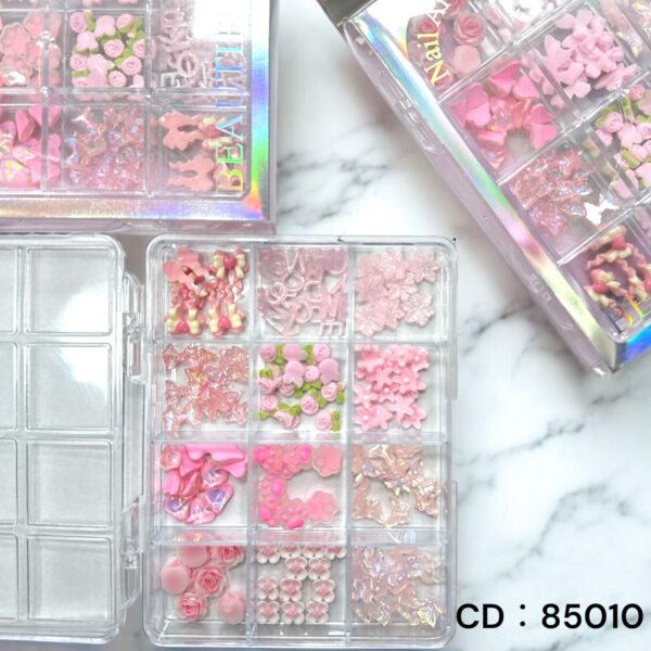 Dijes rosas en caja - Naez - Cod. DH85010