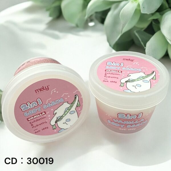 Crema exfoliante corporal - Mely - VAINILLA