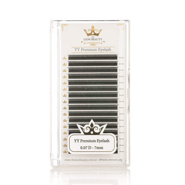 Pestañas Lion Beauty 0.07 curva D YY – 7 mm