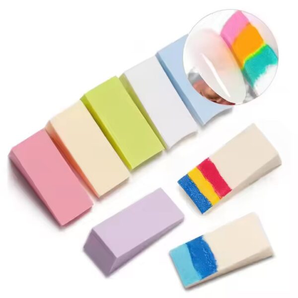 Esponja triángulo de colores x6 unidades