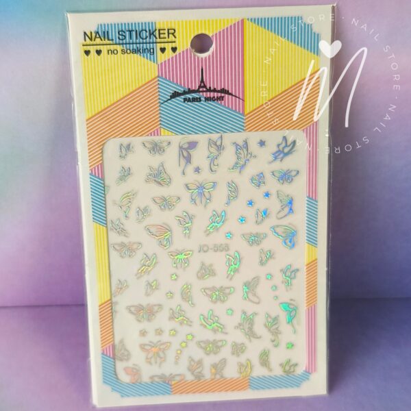 Sticker Mariposa Tornasol mod. JO-868