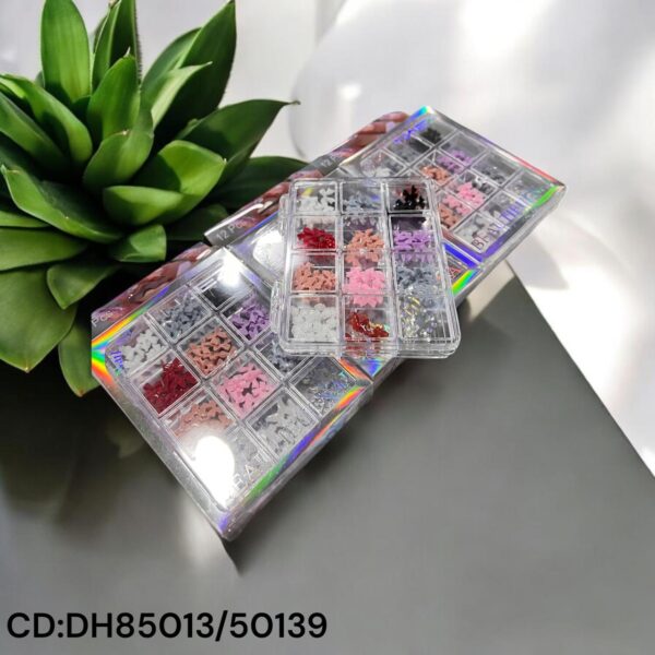 Dijes moño colores en caja - Naez