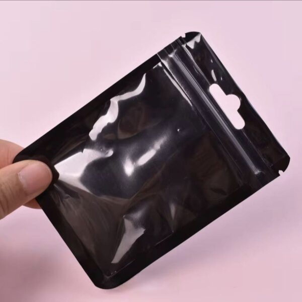 Bolsitas con zipper / ziploc x 15 unidades - Negro