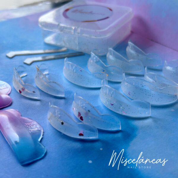 Bigudies anatómicos frozen glitter