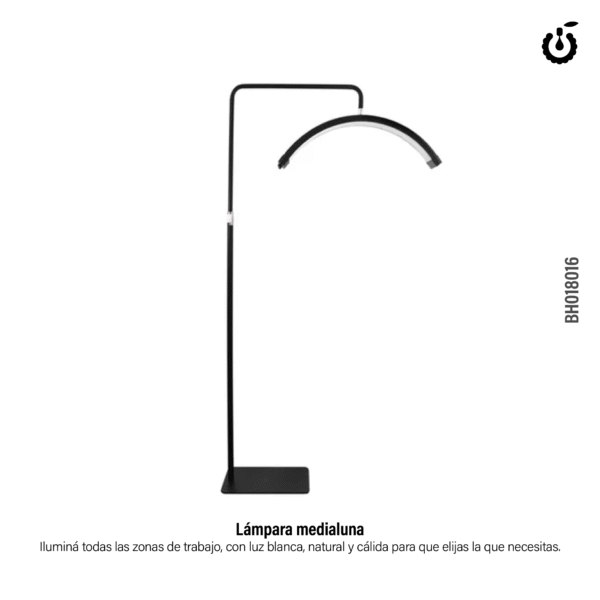 Lámpara de pie medialuna 40W - Cherimoya