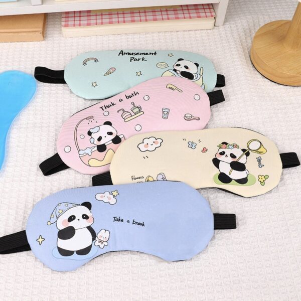 Antifaz con gel Panda