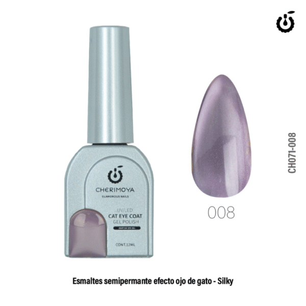 Esmaltes Ojo de gato Silky- Cherimoya - 008