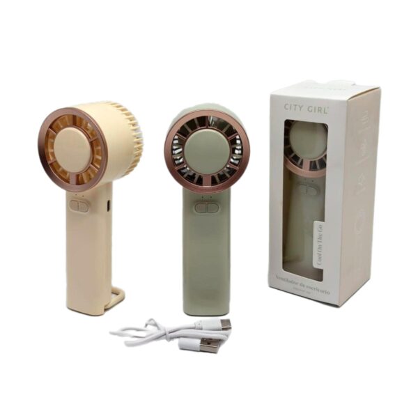 Ventilador de mano con luces - City Girl