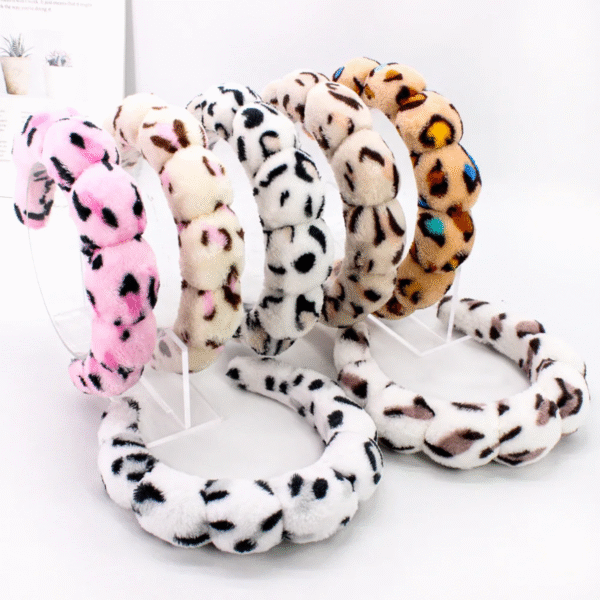 Vincha burbuja animal print