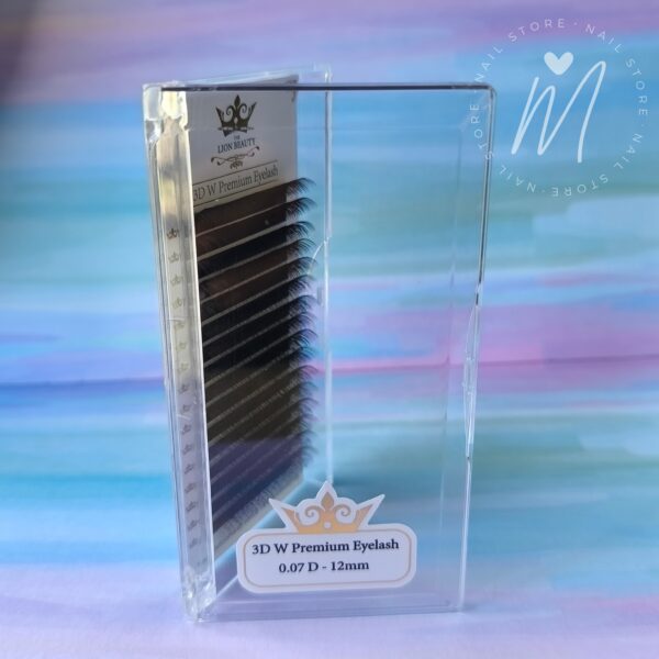 Pestañas Tecnológicas Lion Beauty 3D W - 0,07 D - 12MM