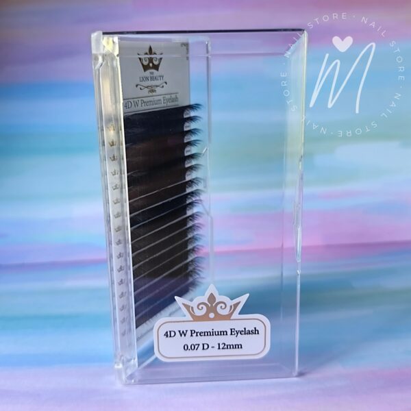 Pestañas tecnológicas Lion Beauty 4D W - 0,07 D - 12MM