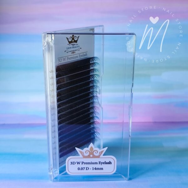 Pestañas Tecnológicas Lion Beauty 3D W - 0,07 D - 14MM
