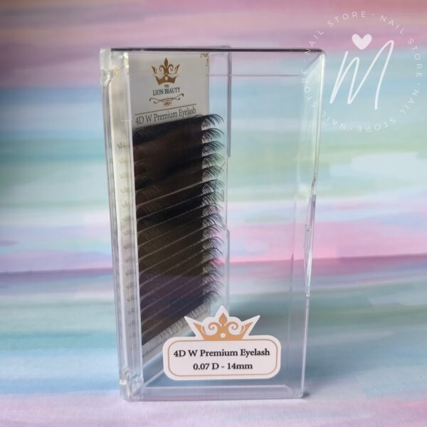 Pestañas tecnológicas Lion Beauty 4D W - 0,07 D - 14MM