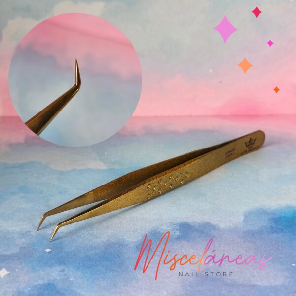 Pinza Garza n° 24 Glitter gold - Lion Beauty