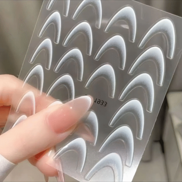 Sticker francesitas en degradee - Blanco