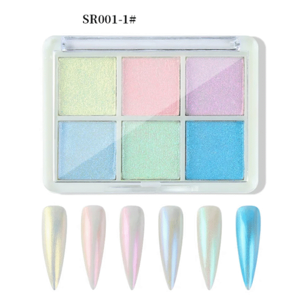 Paleta de polvo aurora x6