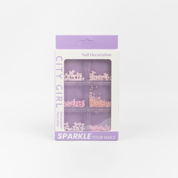 Dijes Coquette x 6 - City Girl - Rosa