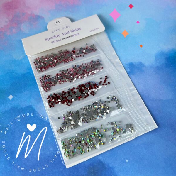 Strass mix colores 1200 Un. - City Girl