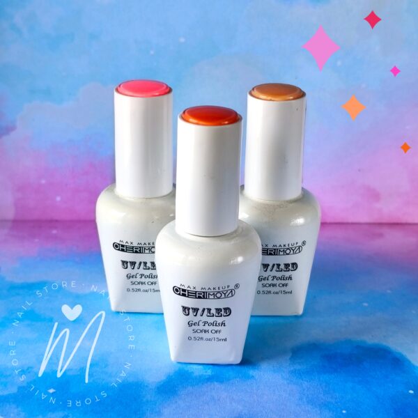 Esmaltes semipermanentes Cherimoya 15 ml - OFERTA