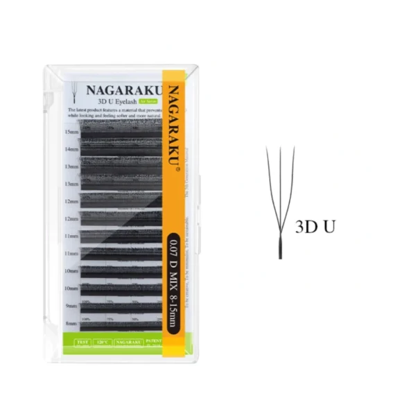 Pestañas Nagaraku 0,07 D - U 3D - Mix 8 -15