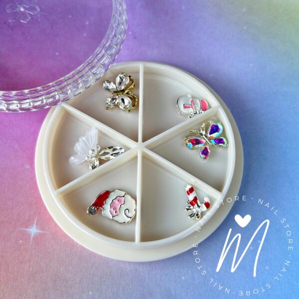 Dijes Navidad + mariposas