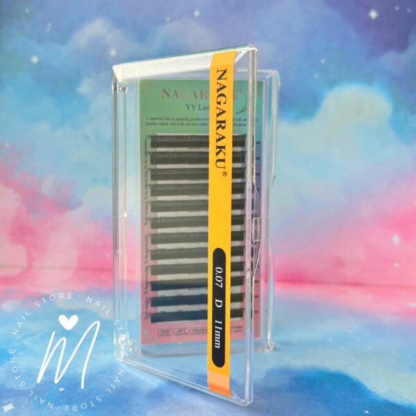 Pestañas Nagaraku doble Y - 11mm 0,07D