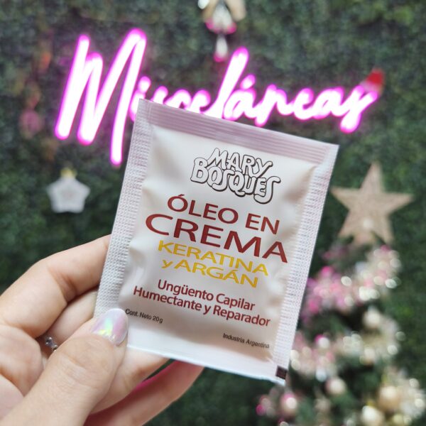 Keratina y argan en crema - Mary Bosques