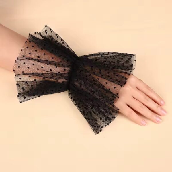 Manga para foto negra con lunares - Naez